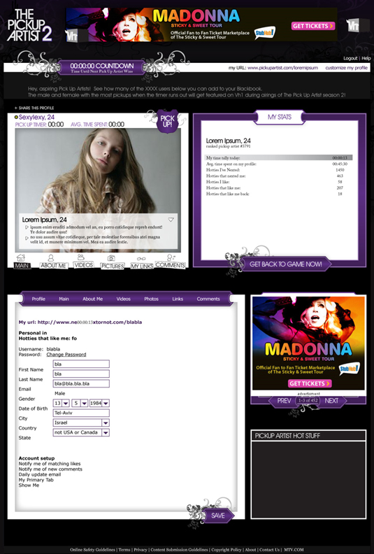 Vh1 Pick Your Game Up Profile Vh1 Pick Your Game Up Profile